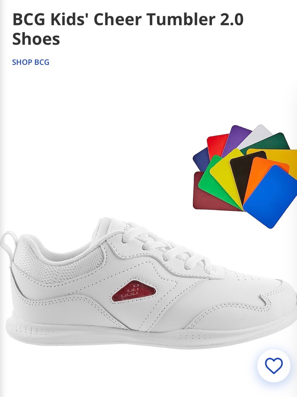 Youth Cheer Tumbler Shoes